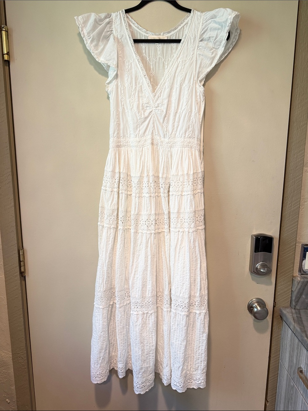 Love Shack Fancy white cotton dress